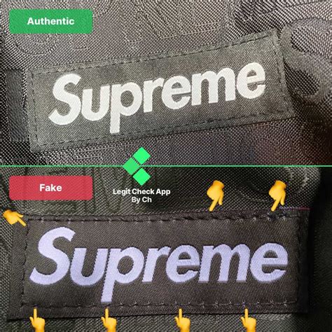 supreme shoulder bag tan fake|real vs false supreme shoes.